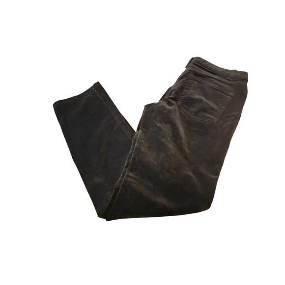 Boden Brown Velvet Straight Leg Trousers 12R Cotton With Stretch Fab Condition - Picture 6 of 13